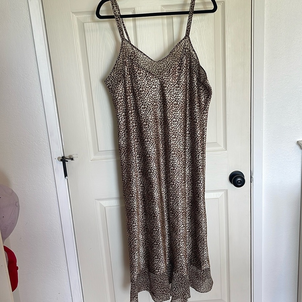 Cheetah Print Nightgown. Size L